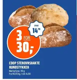 Coop Obs COOP STENOVNSBAKTE tilbud