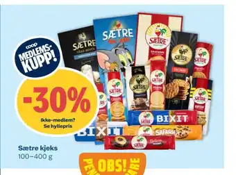 Coop Obs Sætre kjeks tilbud