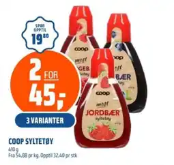Coop Obs COOP SYLTETØY tilbud