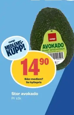 Coop Obs Stor avokado Pr stk tilbud