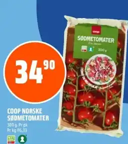Coop Obs COOP NORSKE SØDMETOMATER tilbud