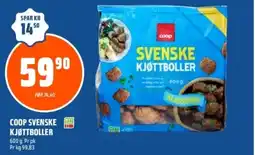 Coop Obs COOP SVENSKE KJØTTBOLLER tilbud