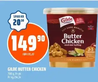 Coop Obs GILDE BUTTER CHICKEN tilbud