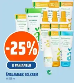 Coop Obs ÄNGLAMARK SOLKREM tilbud