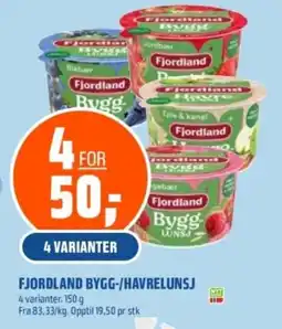 Coop Obs FJORDLAND BYGG-/HAVRELUNSJ tilbud