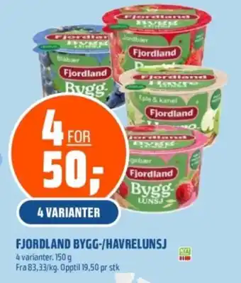 Coop Obs FJORDLAND BYGG-/HAVRELUNSJ tilbud