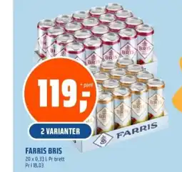 Coop Obs FARRIS BRIS tilbud