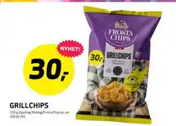 Bunnpris GRILLCHIPS, NOK 30 tilbud
