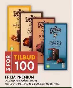 Coop Mega FREIA PREMIUM, NOK 100 tilbud