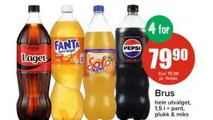 Spar Brus, NOK 79.9 tilbud