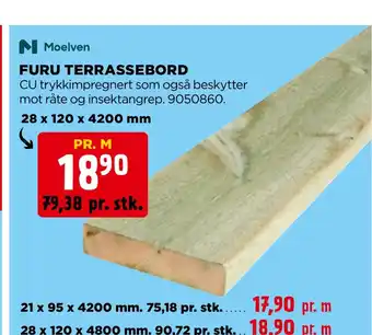 jem & fix FURU TERRASSEBORD tilbud