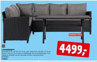 jem & fix LOUNGESETT tilbud