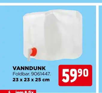 jem & fix VANNDUNK tilbud