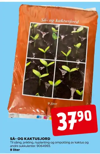 jem & fix Så- og kaktusjord tilbud