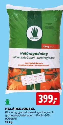 jem & fix HELÅRSGJØDSEL tilbud