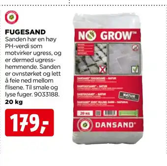 jem & fix FUGESAND tilbud