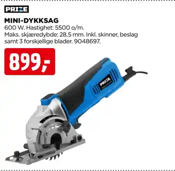 jem & fix PRIZE MINI-DYKKSAG tilbud