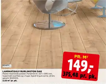 jem & fix LAMINATGULV BURLINGTON OAK tilbud