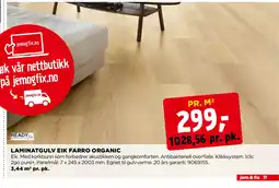 jem & fix LAMINATGULV EIK FARRO ORGANIC tilbud