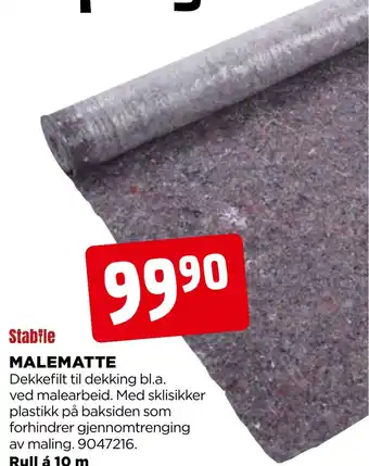 jem & fix MALEMATTE tilbud
