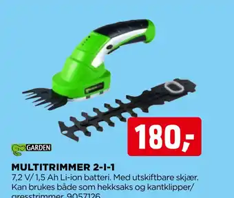 jem & fix MULTITRIMMER 2-1-1 tilbud