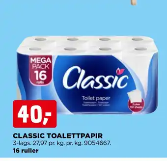 jem & fix CLASSIC TOALETTPAPIR tilbud