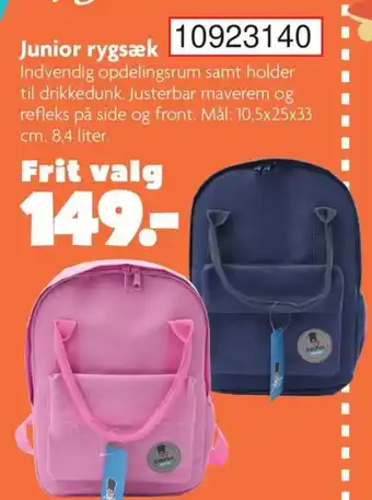 BR Leker Junior rygsæk tilbud