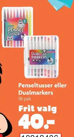 BR Leker Penseltusser eller Dualmarkers tilbud