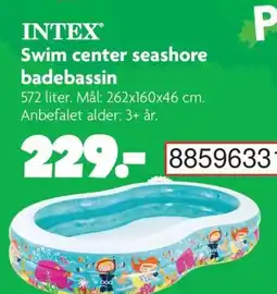 BR Leker INTEX® Swim center seashore badebassin tilbud