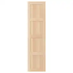 IKEA Bergsbo Dør, hvitbeiset eikemønster, 50x195 cm tilbud
