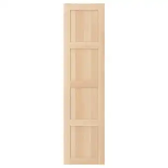 IKEA Bergsbo Dør, hvitbeiset eikemønster, 50x195 cm tilbud