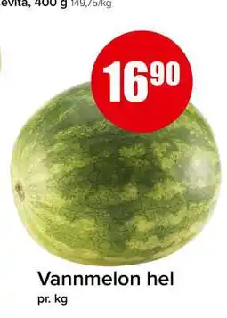Spar Vannmelon hel tilbud