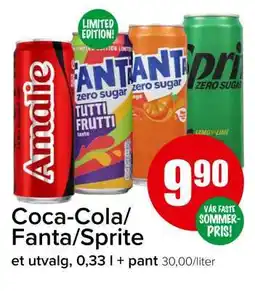 Spar Coca-Cola/Fanta/Sprite tilbud