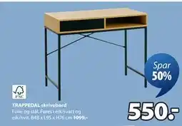 JYSK TRAPPEDAL skrivebord, NOK 550 tilbud