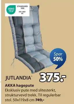 JYSK AKKA hagepute, NOK 375 tilbud