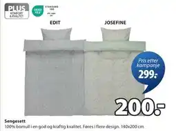 JYSK Sengesett, NOK 200 tilbud