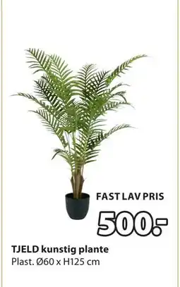 JYSK TJELD kunstig plante, NOK 500 tilbud