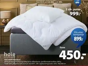 JYSK EXCLUSIVE fiberdyne tilbud