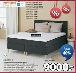 JYSK LYGNA GC30 kontinentalseng grå-40, NOK 9000 tilbud