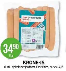 Kiwi KRONE-IS, NOK 34.9 tilbud