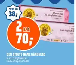 Coop Obs DEN STOLTE HANE GÅRDSEGG, NOK 70 tilbud