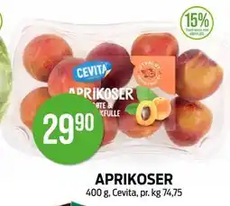 Kiwi APRIKOSER, NOK 29.9 tilbud