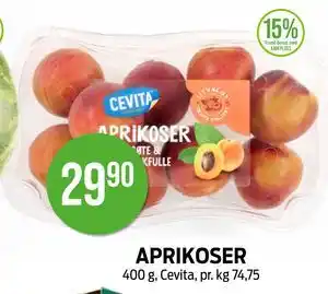 Kiwi APRIKOSER, NOK 29.9 tilbud