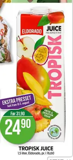 Kiwi TROPISK JUICE, NOK 24.9 tilbud