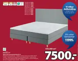 JYSK NEVLA GC5 kontinentalseng grå-23, NOK 7500 tilbud