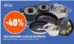 Coop Obs SPiiS STEKEPANNER, KJELER OG KASSEROLLER tilbud