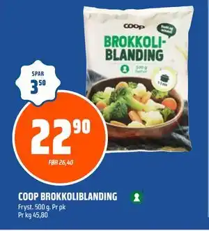 Coop Obs COOP BROKKOLIBLANDING, NOK 22.9 tilbud