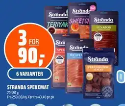 Coop Obs STRANDA SPEKEMAT, NOK 90 tilbud