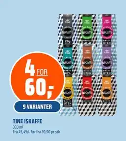 Coop Obs TINE ISKAFFE, NOK 60 tilbud