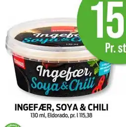 Kiwi INGEFÆR, SOYA & CHILI, NOK 15 tilbud